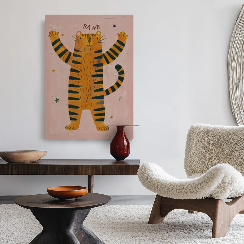 A Friendly Roar Canvas - Image 2