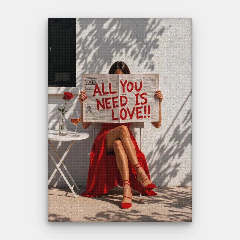 All You Need Is Love Canvas