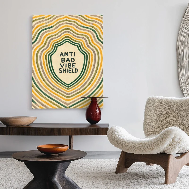 Anti Bad Vibe Shield Canvas - Image 2