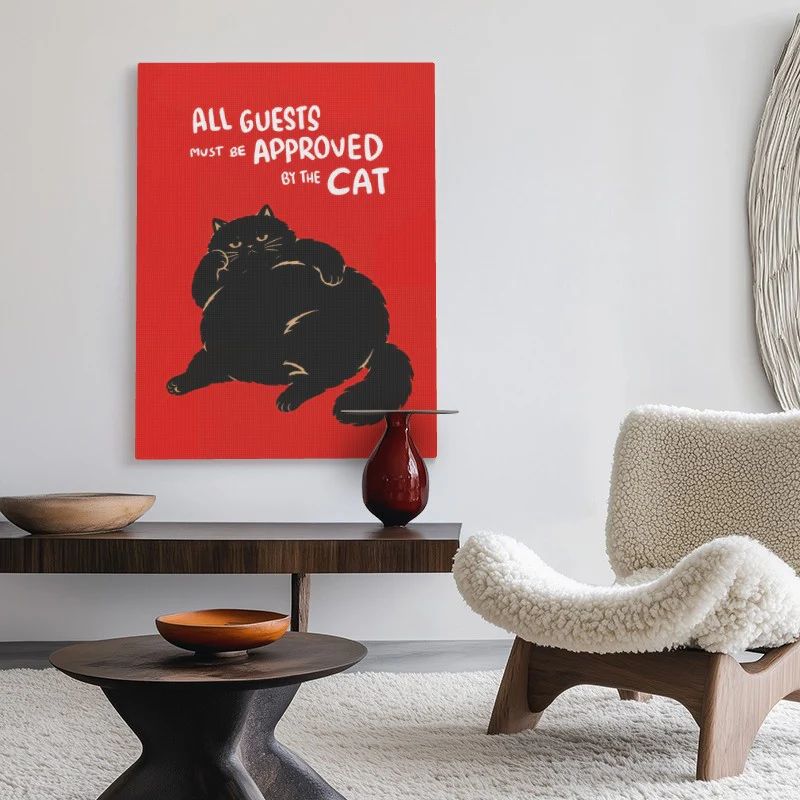 Approved By Cat Canvas - Image 2