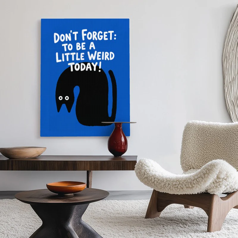 Be A Little Weird Canvas - Image 2