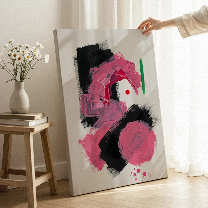 Color Breaks Through Canvas - Image 3