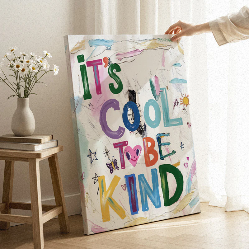 Cool To Be Kind Canvas - Image 3