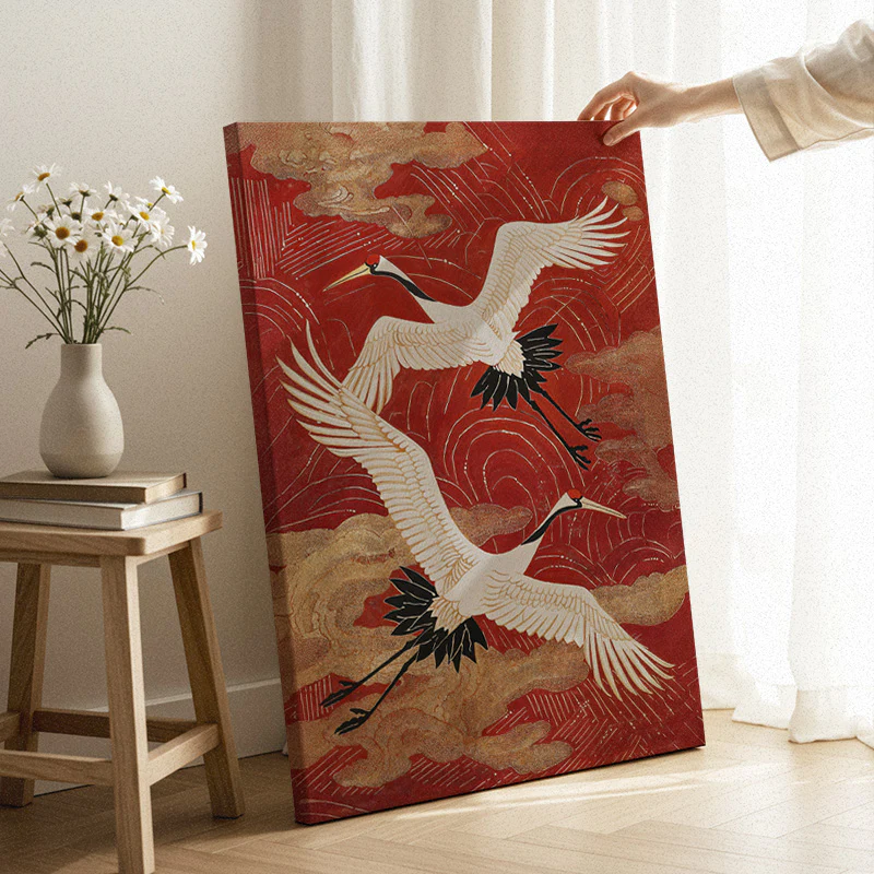Crimson Sky Canvas - Image 3