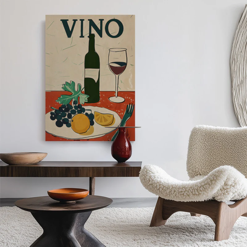 Dinner With Wine Canvas - Image 2