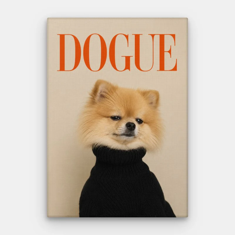 Dogue Pomeranian Canvas