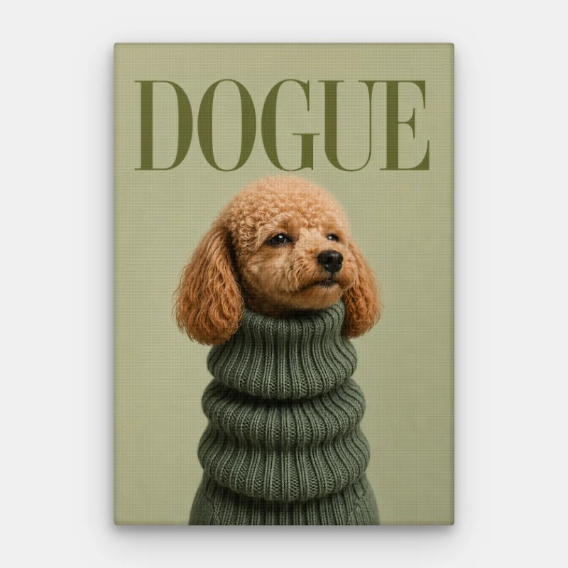 Dogue Poodle Canvas
