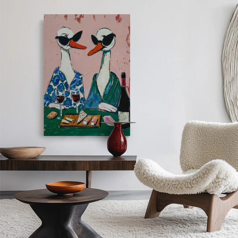 Ducks With Style Canvas - Image 2