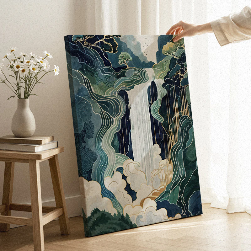 Echoes Of Flow Canvas - Image 3