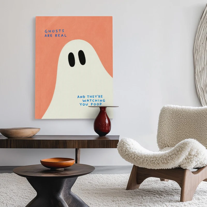 Ghosts Are Real Canvas - Image 2