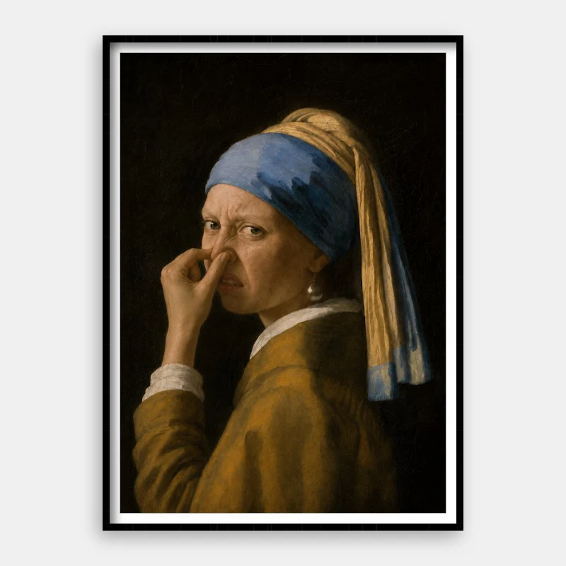 Girl With The Nose Wrinkling