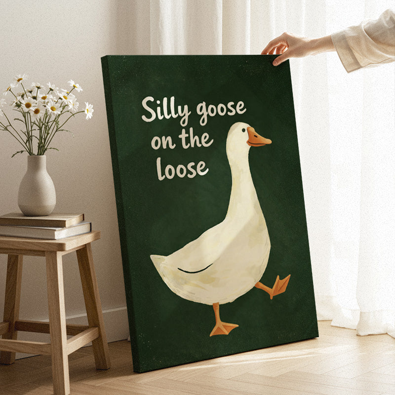 Goose On The Loose Canvas - Image 3