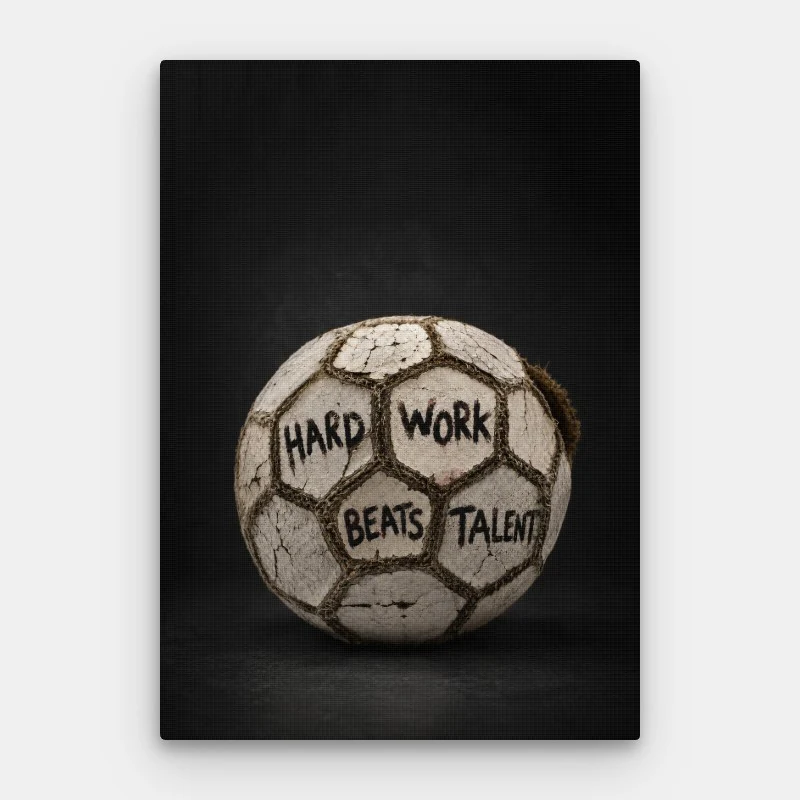 Hard Work Beats Talent Canvas