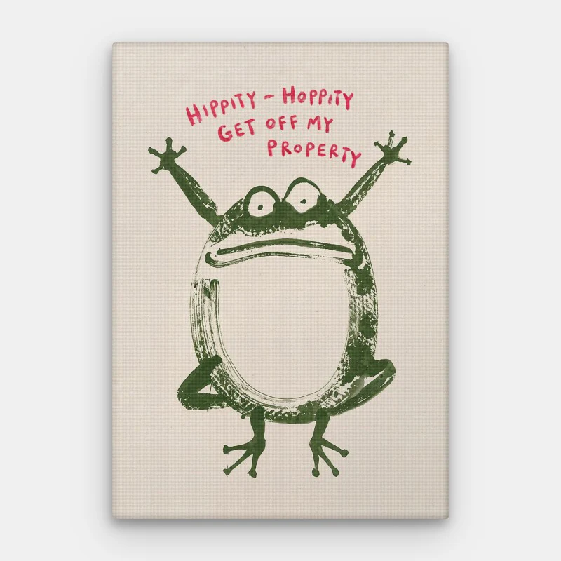 Hippity Hoppity Canvas