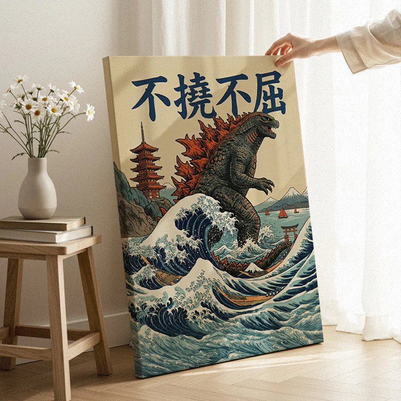 Kaiju Strength Canvas - Image 3