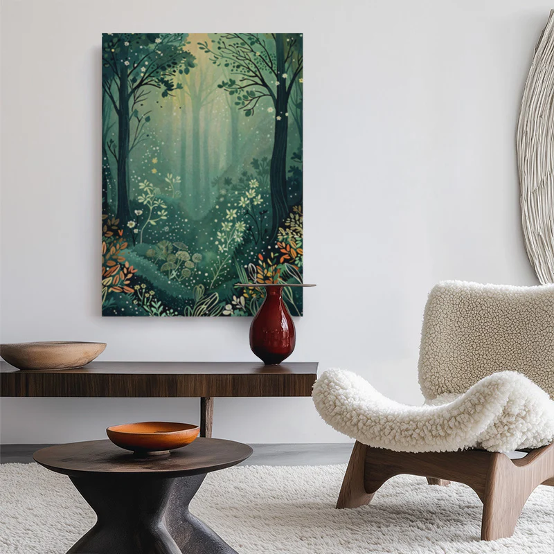 Light Between Leaves Canvas - Image 2