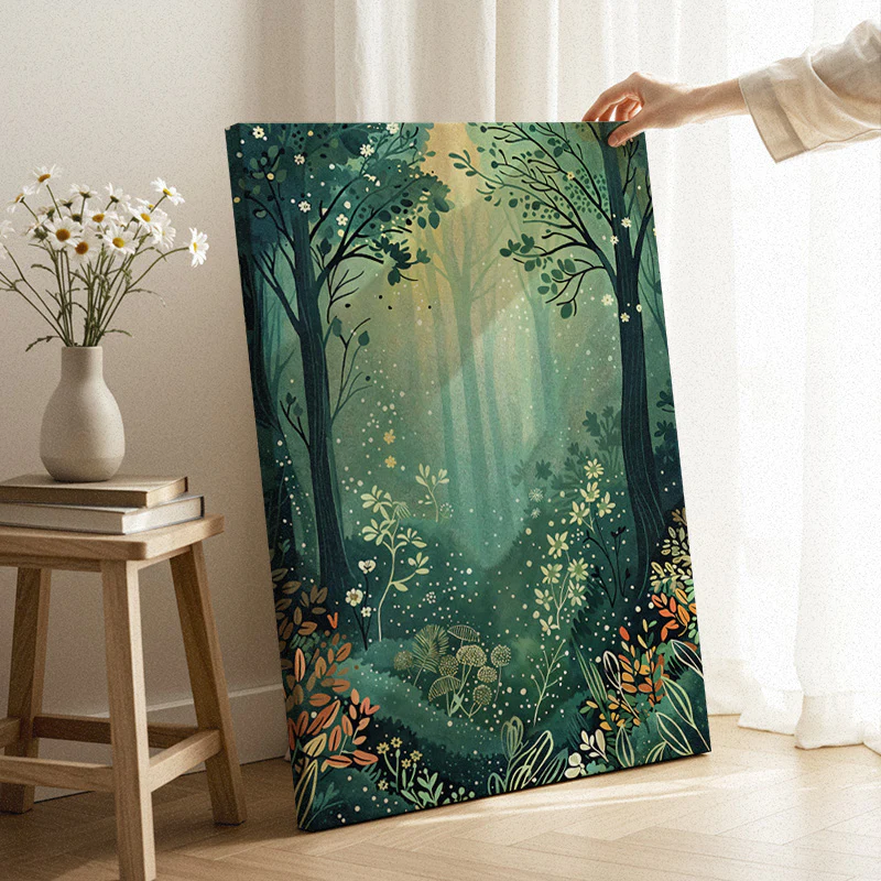 Light Between Leaves Canvas - Image 3