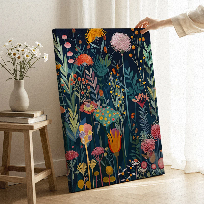 Midnight Garden Canvas - Image 3