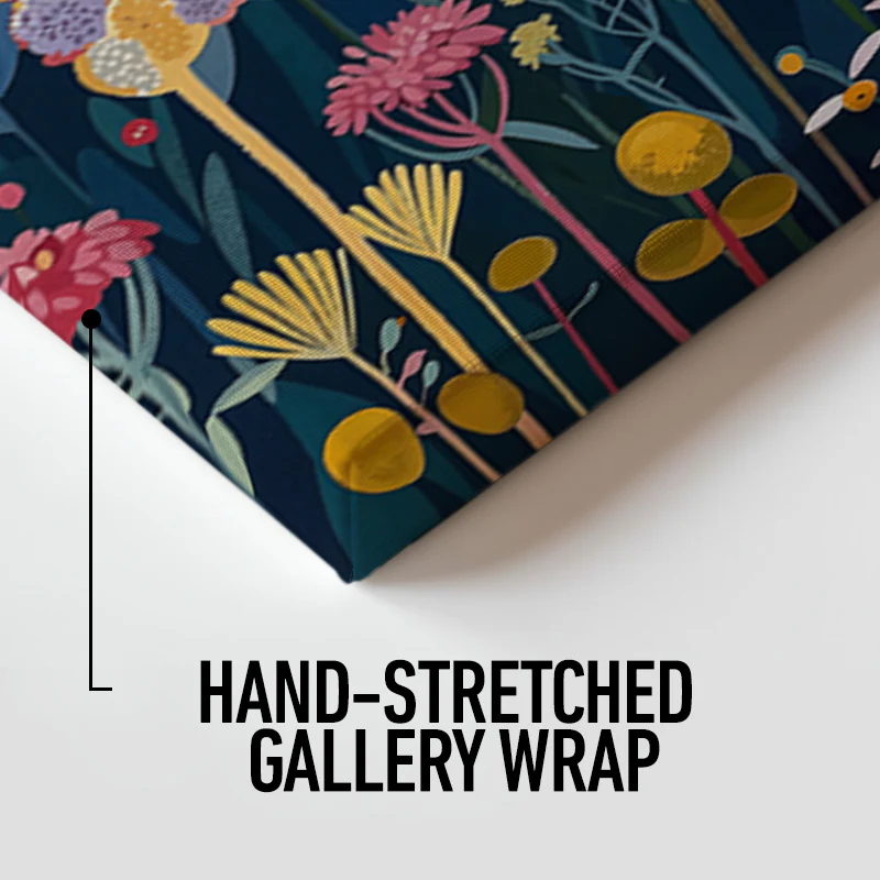 Midnight Garden Canvas - Image 4