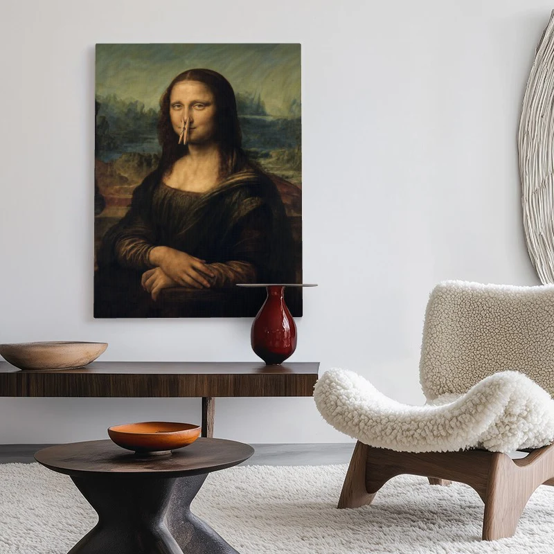 Mona Fisa Canvas - Image 2