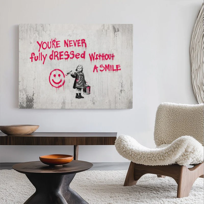 Not Without A Smile Canvas - Image 2