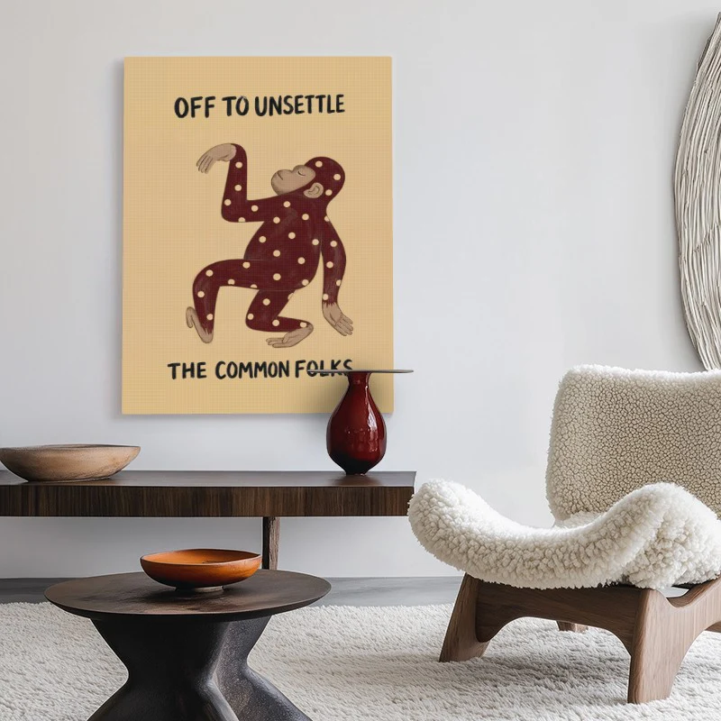Off To Unsettle Canvas - Image 2