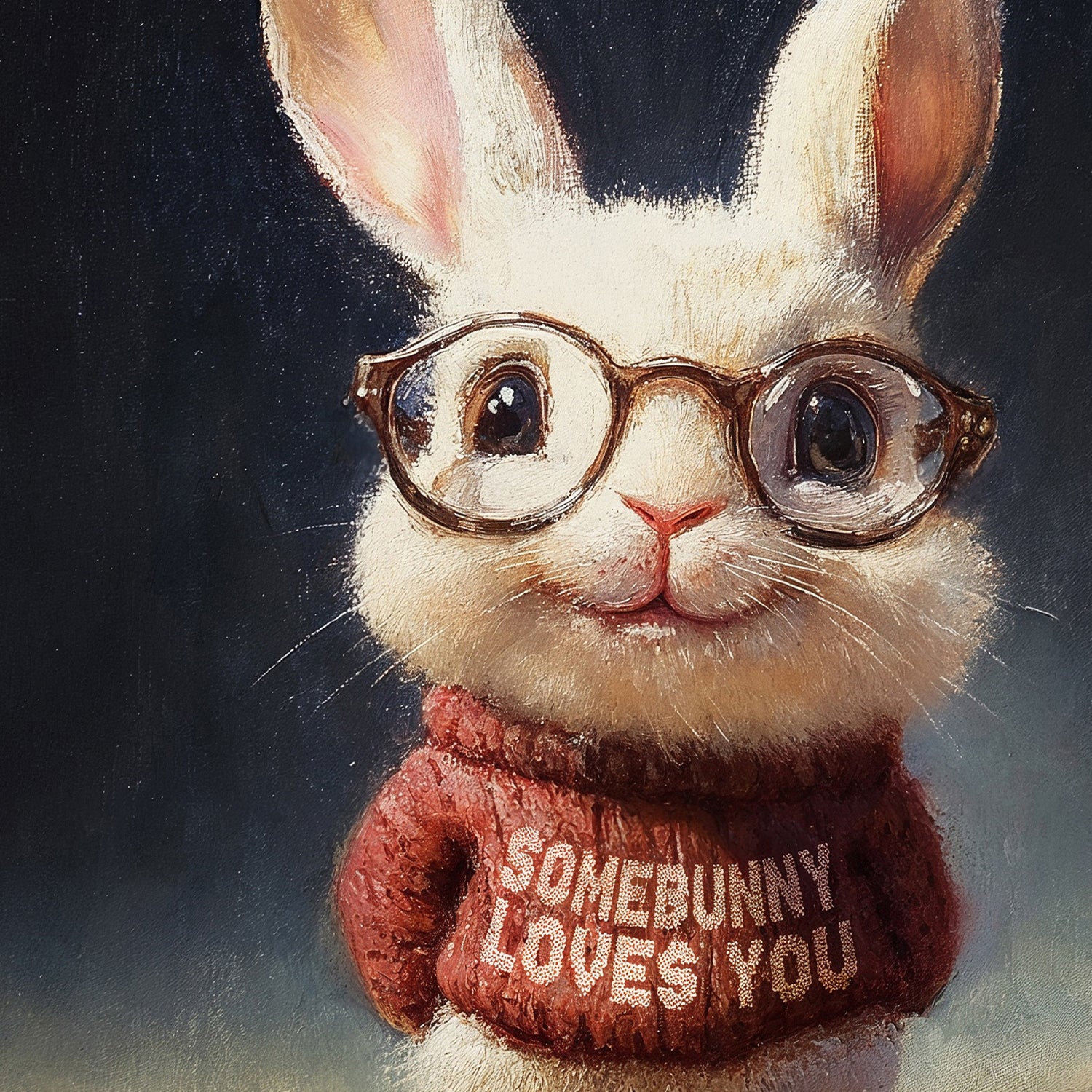 Somebunny Loves You Canvas - Image 4