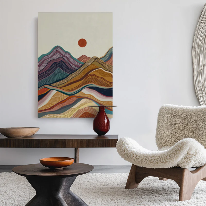 Sun Over Silence Canvas - Image 2