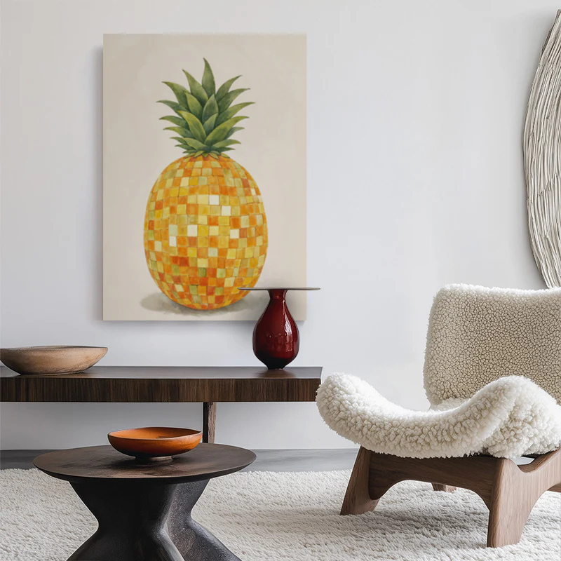 The Happy Pineapple Canvas - Image 2