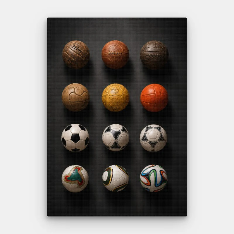 The Shape Of History Canvas