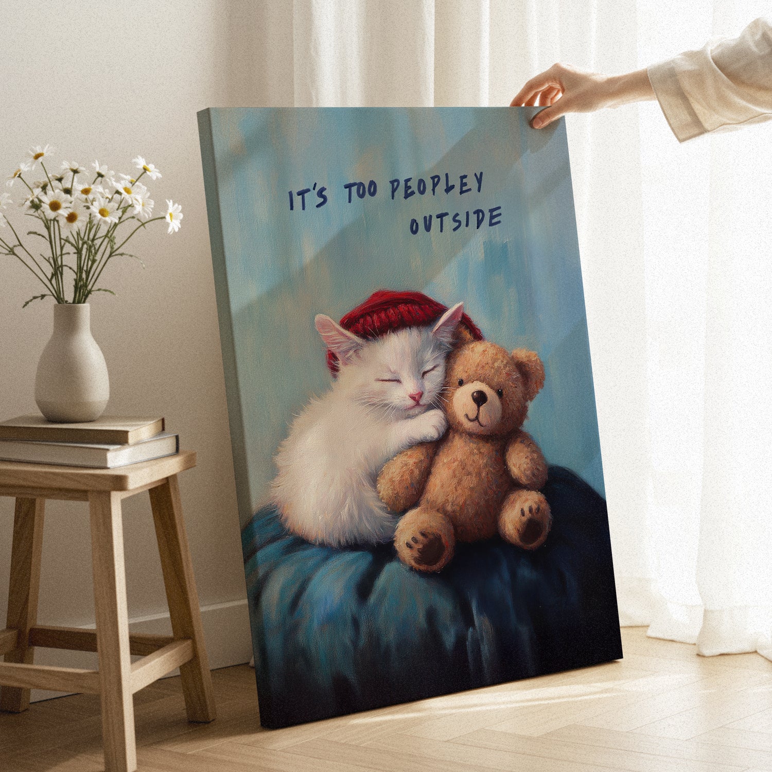 Too Peopley Canvas - Image 3