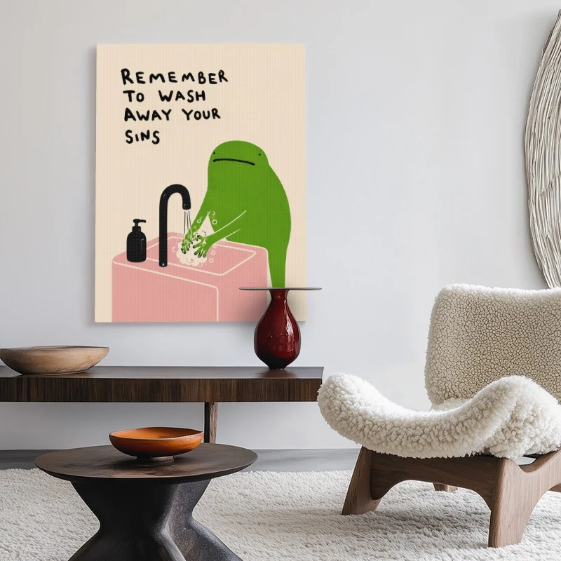 Wash Away Your Sins Canvas - Image 2