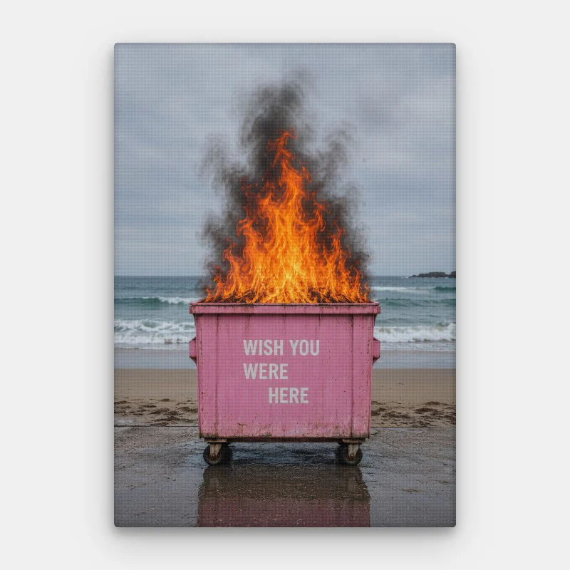 Wish You Were Here Canvas