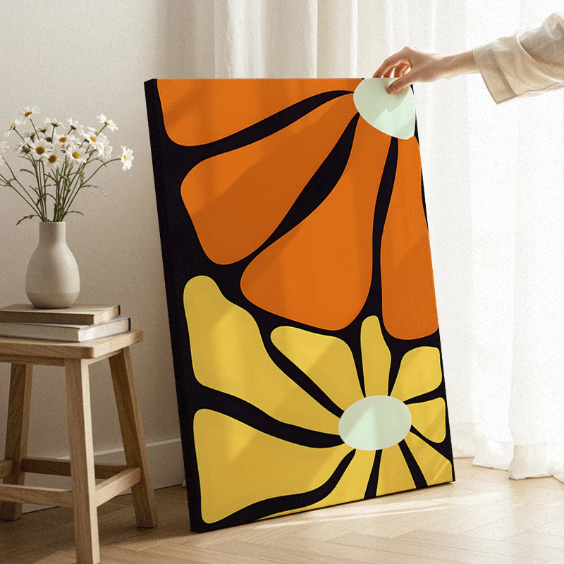 Yellow Flowers Canvas - Image 3