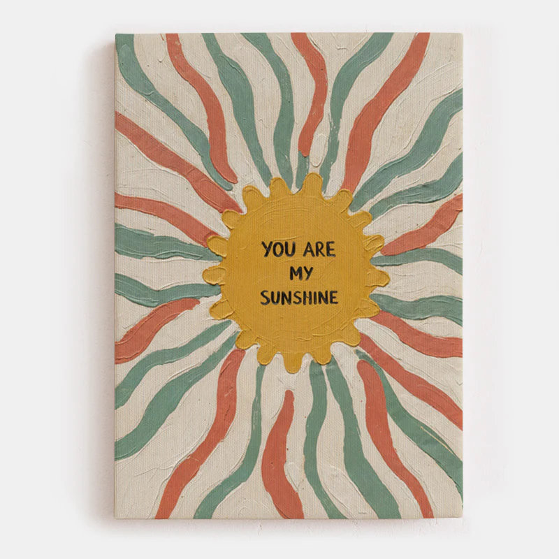 You Are My Sunshine Canvas