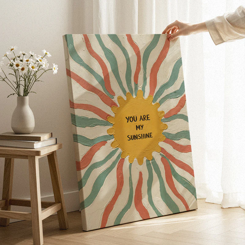 You Are My Sunshine Canvas - Image 3
